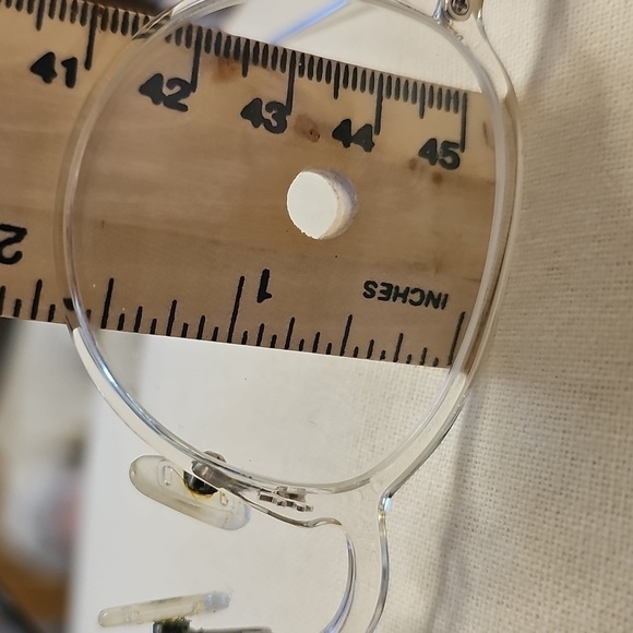 Clear Oval Glasses By Zenni. Very Good Used Condition. - Picture 8 of 8